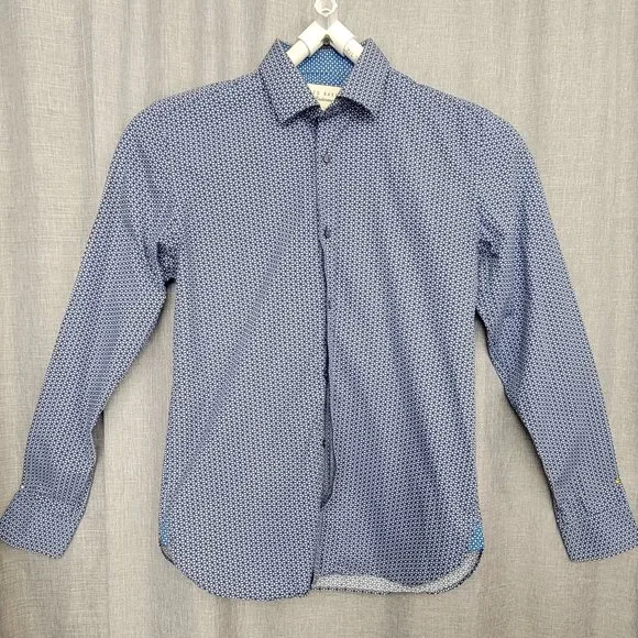 Ted Baker | Shirts | Ted Baker Endurance Slim Fit Mens Dress Shirt Size 5  Cotton | Poshmark